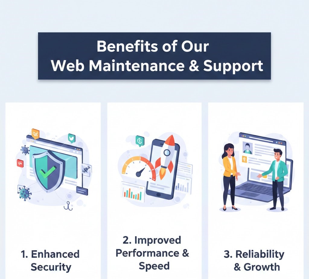Web Maintenance and Support Benefits